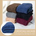 Winter Warm Mens Fuzzy Socks Thick Coral Fleece Women Sock Solid Soft Breathable Plush Home Sleeping Indoor Floor Towel Socken. 
