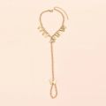 New Design Bracelets Butterfly Bangle Linked Connecting Finger Rings Hand Harness Bracelets for Women Charm Chain Hand Jewelry. 