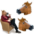 New Creative And Quirky Halloween Role-Playing Horse Head Mask Animal Head Accessories Party Performance Props. 