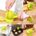 Handheld Lemon Tomato Slicers, Multipurpose Kitchen Fruit Food Tongs Vegetable Slicer Potato Cutter Onions Holder Easy Slicing Helper Tools Slicer Chopper Fruits Cutter. 