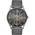 Skagen Gray Dial Gray Mesh Bracelet Watch For Men SKW6180. 