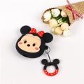 Latest Cute Silicon Minnie Mouse Airpods Pro Cover With Hook- Silm Case. 