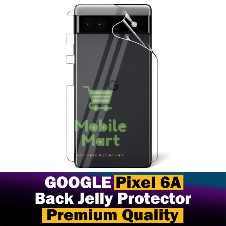 Google Pixel 6A Back Hydrogel Soft Film Protector Clear Jelly Sheet High Transparency Reusable Anti-Fingerprint