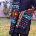 Shawl for men - Handy Kraft Traditional chadar pure woolen balochi embroidered shawls for men - handmade embroidered shawl for men -Brown, Black, White Made in Pakistan. 
