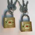 Pack of 2 Key Lock for Drawer | Money Bank | Bags | Jewellery Box and Sports Bag etc | Key Lock | Metal Lock. 