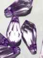 Pack of 40gms Beads, Purple Drop Tussle (Latkan) Acrylic Beads For DIY Jewelry Making, Jewelry, DIY, Dresses And Crafting Accessories.. 