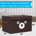 Panda Design Folding Storage Bins Quilt Basket Kid Toys Organizer Storage Boxes Cabinet Wardrobe Storage Bags 1 Piece. 