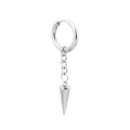 【Pocket king VOX 】N ES Titanium steel awl earrings chain awl personality neutral style male and female couple steel earrings ear clip wholesale. 