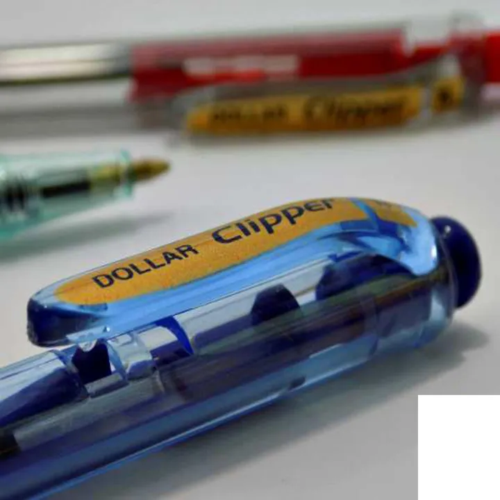 Dollar%20Clipper%20Ball%20Pen%20Multi%20Color%20Art%20#%20BPCLF%20(12%20Pcs)%20-%20Image%204