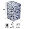 Classic® LG Top Load Washing Machine Cover Suitable For 6 kg, 6.2 Kg, 6.5 Kg, 7 Kg (56cms X 56cms X 85cms) Half White & Grey. 