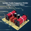 Crossover Filters Three-Way 3 Way Speaker Frequency Divider. 
