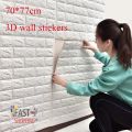 3D Wall Sticker/Wall Sheet/Wall Paper Imitation Brick Bedroom Decoration Waterproof Self Adhesive Wallpaper For Living Room Kitchen TV Backdrop. 