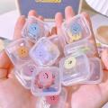 Mini Portable Plastic Transparent Square Jewelry Storage Case Container with Lid for Beads Jewlery and Cards. 
