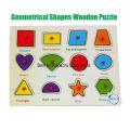 Wooden Shapes Board Puzzle. 