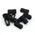7 Sizes Black PVC Watch Strap Retaining Hoop Loop Rubber Buckle Retainer Holder Rubber Watch Live Ring. 