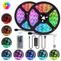 LED Strip Lights,16.4ft Pack of 1 RGB 300LEDs Waterproof Light Strip Kits with infrared 44 Key, Suitable for Room,TV, Ceiling, Cupboard Bar Home Decoration. 