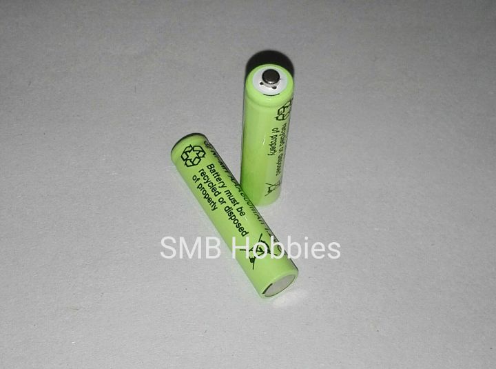 2pcs Ni-Cd 1.2V 600mah AAA Size Rechargeable Cell