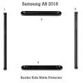 Samsung Galaxy A8 2018 Complete all Sides Border Matte Protector For Samsung Galaxy A8 2018. 