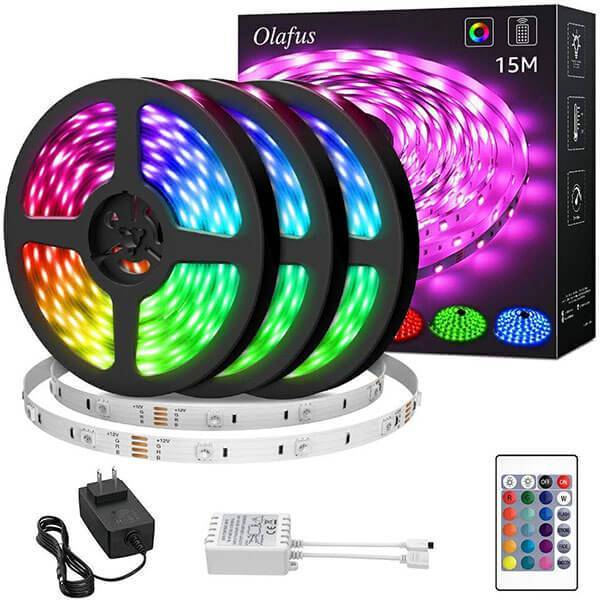 Rgb lights Waterproof Remote Control Color Changing rgb Led Strip Light Complete Kit