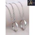 Silver & Golden Ring Locket/Pendant/Necklace for Girls & Women. 