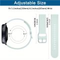 20mm Universal High Quality Soft Silicone Acitve Watch Band Strap For Galaxy Watch 4, Watch 6 Classic, Watch 3 41mm, Galaxy Watch Active 2, Amazfit BIP,  Amazfit GTS 4 Mibro Lite. 