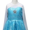 Princess Frozen Costume for Girls Long Sleeve Elsa Costume Kids. 