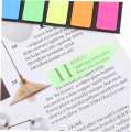 Transparent Sticky Note (Paper Flag) 5 Colours Prompt,Arrow Shape Sticky notes Sticky Notes Flag Multi Color Index Tabs Adhesive Strips Writeable Labels  sticky note cute. 