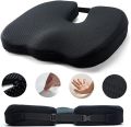 Car Seat Cushions High-Density Pad for Car Driver Seat Office Chair Coccyx Support Hip, Nerve, Sciatica, Sacrum Back Pain Relief Memory Foam Seat Cushion. 