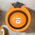 Lightweight Washbasin for Camping Cartoon Home Kitchen Outdoor Babies Bath Tub orange. 