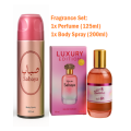 Sabaya Perfume for Women 125ml + Sabaya Body Spray 200ml | Pack of 2 | Long Lasting Ladies Perfume | Best Women Fragrance. 