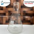 Normax - Borosilicate 3.3 Graduated Conical Glass Flask / Elementary Flask for Laboratory 1000ml. 