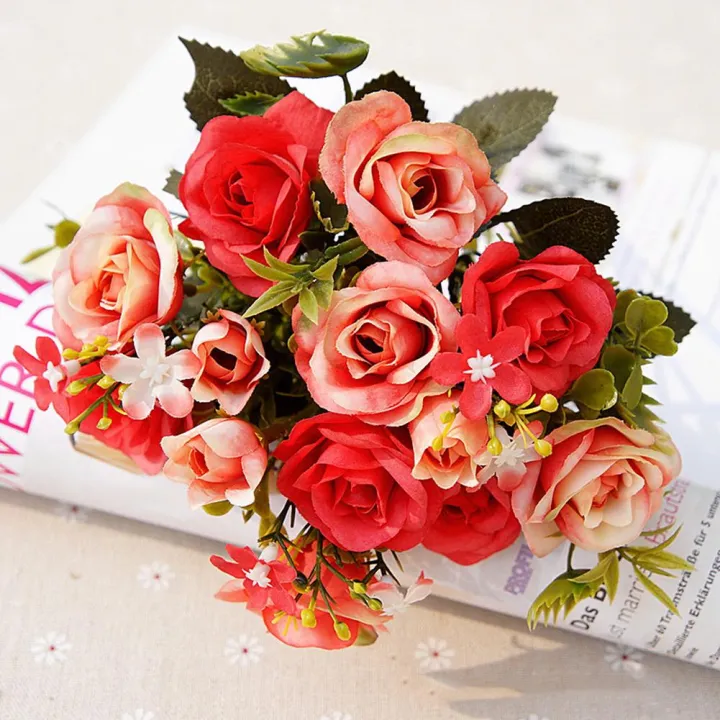 1%20Bouquet%2015%20Heads%20European%20Style%20Artificial%20Royal%20Rose%20Home%20Room%20Decor%20Flowers%20-%20Image%208