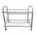 Stainless steel crockery stand 2 ROWS. 