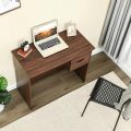 Simple and Spacious Computer Desk with 2 Drawers, Study Table, Writing Desk, Home and Office Desk. 