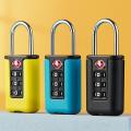 Changeable Lock Contrast Color Design Padlock TSA Customs Code Lock for Travel Luggage Password. 