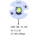 1PCS CREE XML XM-L T6 LED U2 10W Cold White Warm White Blue UV High Power LED Emitter Diode with 14mm 16mm 20mm 25mm for DIY. 