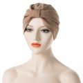 2021 Fashion Turban Cap for Women Soft Muslim Hats Female Inner Caps Solid Arab Indian Bonnet Wrap Head Scarf Hat Chemo Cancer. 