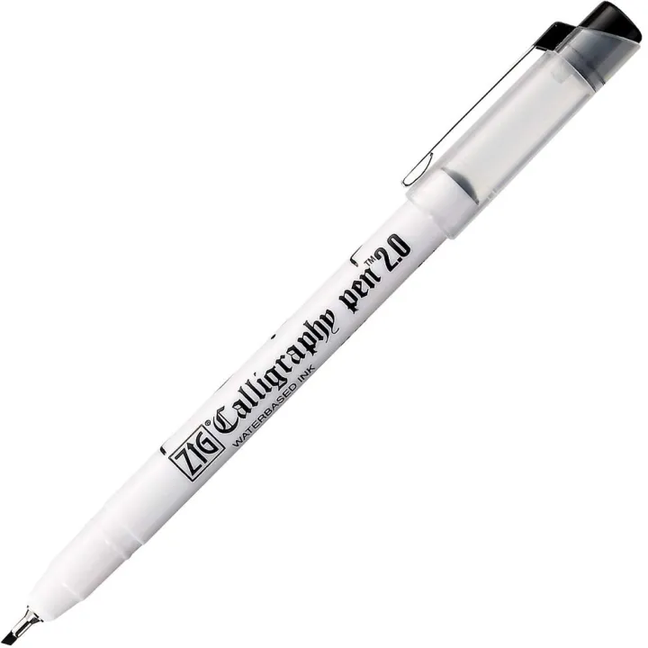 Zig%20Calligraphy%20Oblique%20Tip%20Pen%20%7C%20Black%20ink%20-%20Image%205