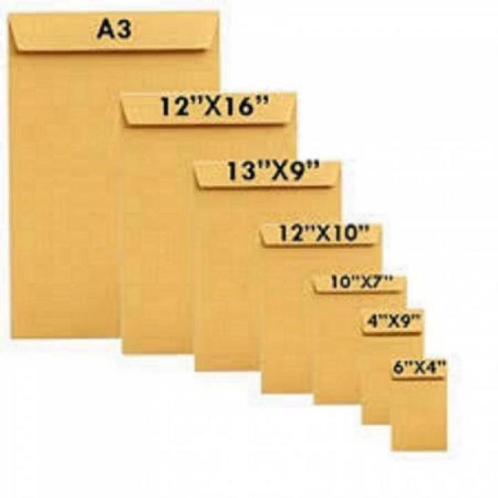 11 x 5 Size Envelop Brown | 10 x 4.5 Size Envelope | Office Envelop |Document Envelope | White Envelop | Mail Envelop | Small Size Envelop Brown (50 Pcs)