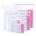 6x8 Inch Size 20PCS Resealable Vacuum Air Tight Clear Zip Lock Ziplock LDPE Plastic Bag. 