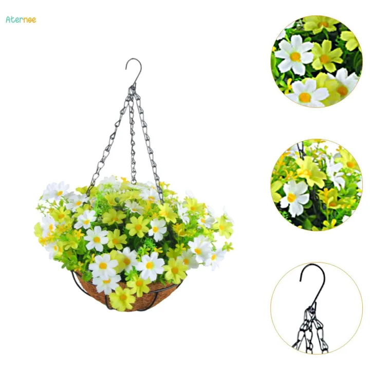 Artificial%20Flowers%20in%20Hanging%20Basket%20Garden%20Decor%20Bouquet%20for%20Yard%20Lawn%20-%20Image%208