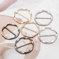 6Pcs Scarf Ring Clip T Shirt Tie Clips for Women Metal Tshirt Waist Tightener Clip Buckle Clothing Ring Clip Replacement Parts. 