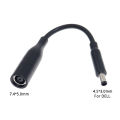 DC Power Cord Cable Charger Laptop Adapter 7.4*5.0mm Female to 4.5*3.0mm Central Pin Male Plug Connector for Del Laptop. 