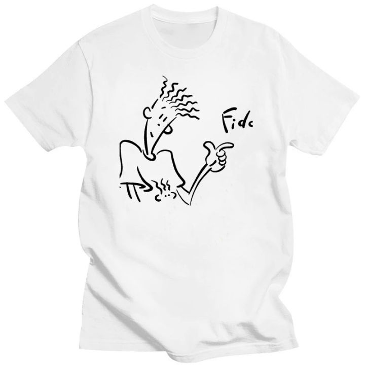 Fido Dido T Shirt Fido Dido Man T-Shirt Mens 6xl Tee Shirt Cotton Short-Sleeve Beach Printed Cute Tshirt