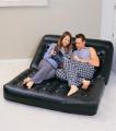 5in1 Inflatable Sofa Air Bed - Black. 