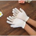 2 pairs children's white cotton gloves boy and girl white dancing glove kids white etiquette gloves R263. 