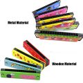 Random Color Attractive Diatonic Blues Harmonica Harp Christmas Gift Musical Instrument. 