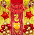 Ironman Theme Happy Birthday Decoration 40 Pcs Set. 