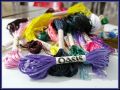 20 best Shiny OASIS Metallic Solid Hand Embroidery Thread Skeins Vibrant colors. 
