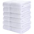 Utopia - Towels Cotton 22 x 44 Inches for Pool Spa and Gym Lightweight Highly Absorbent Quick Drying Pack of 6. 